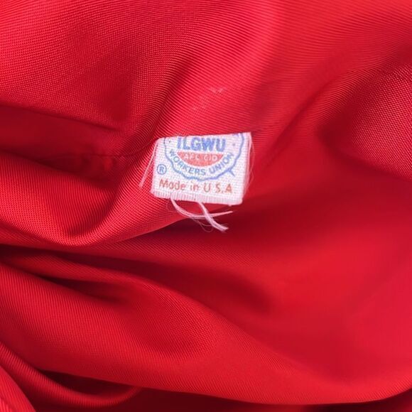 Wellington Fashions Womens Large Red Long Sleeve Made in USA Kashmiracle Coat - Picture 7 of 7